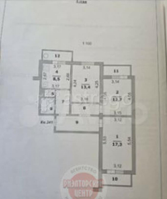 3-комн. квартира, 71.1 м2, 4/10 эт. Белгород - изображение 8