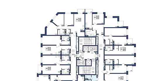 4-комн. квартира, 87.45 м2, 34/34 эт. Уфа