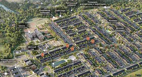 Таунхаус, 133.6 м2, 3 эт. Москва