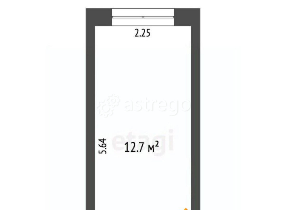 Комната, 12.4 м2, 5/5 эт. Архангельск - изображение 7