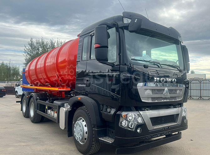 МВ-15 HOWO T5G (6х4, шасси 4000) (вакуумная машина, 15 м3, насос КО-510, СПЕКТР) Краснодар - изображение 1