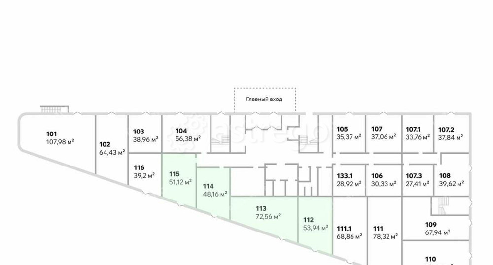 Офис, 225.78 м2 Санкт-Петербург - изображение 4