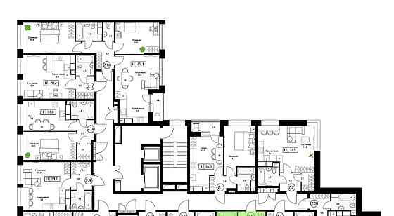 Студия, 29.3 м2, 13/17 эт. Пушкино