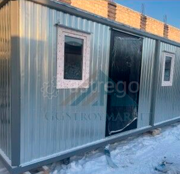 Бытовка строительная "Распашонка" БК-03 6х2.4 м GGStroyMarket, Россия Москва - изображение 1