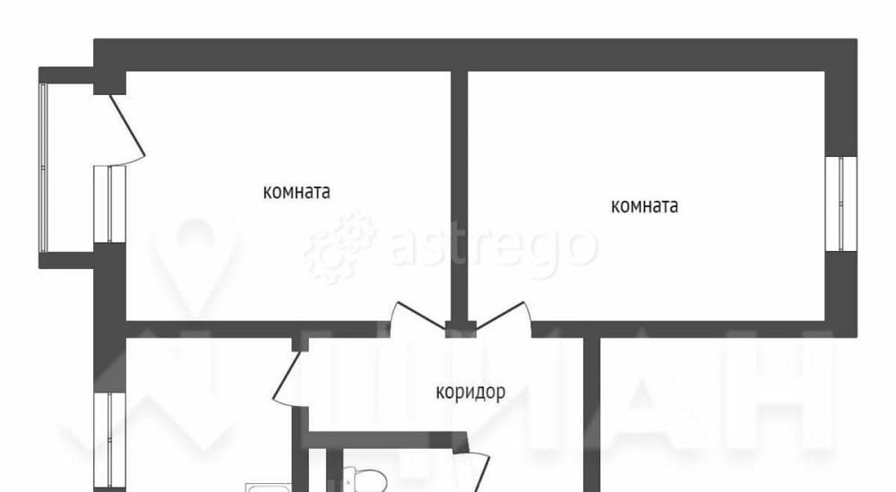 2-комн. квартира, 45.9 м2, 5/9 эт. Красноярск - изображение 3