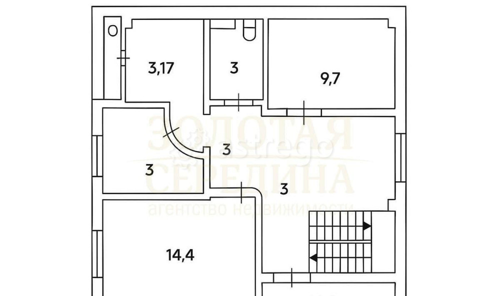 3-комн. квартира, 127 м2, 11/11 эт. Белгород - изображение 8