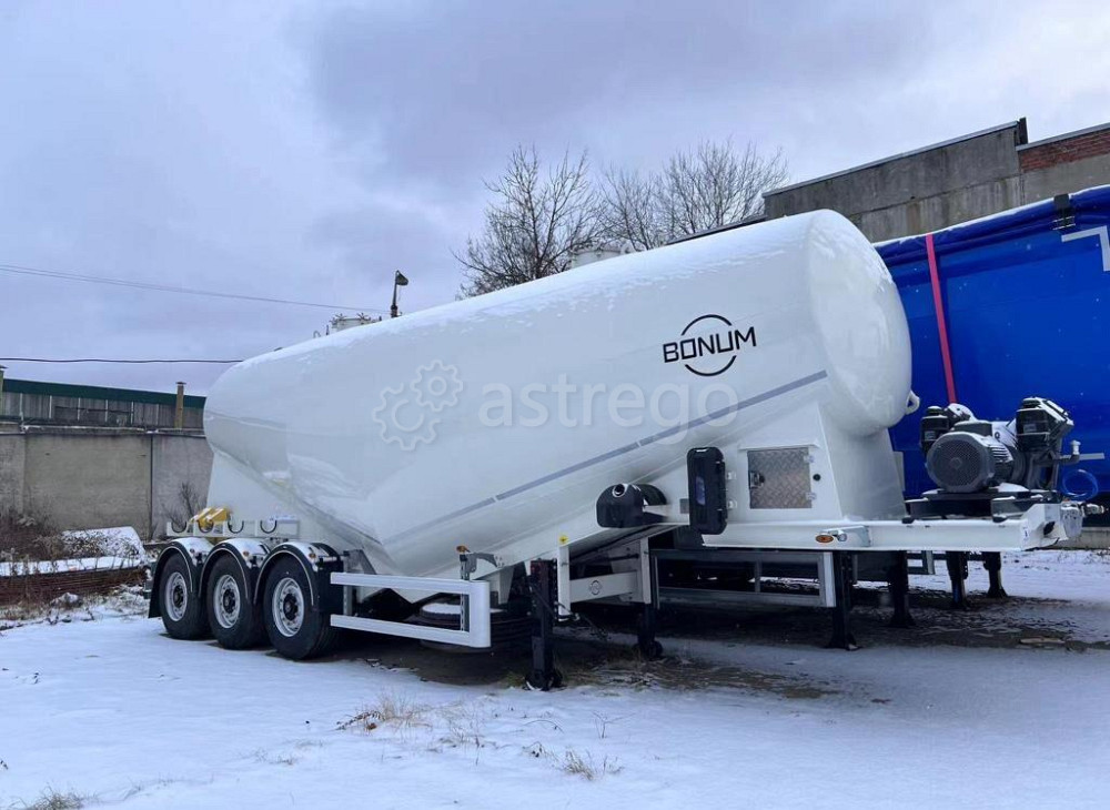 Полуприцеп-цементовоз 914230 (34 м3, компрессор электрический 7,2 м3/мин, 3 оси OK/Trax) Краснодар - изображение 1