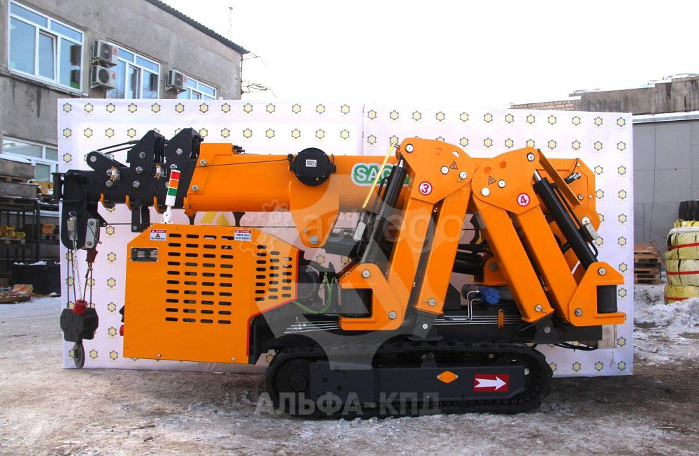 Кран-паук на гусеничном ходу дизель-электрический Sagafirst EPFC3.0 Благовещенск - изображение 1