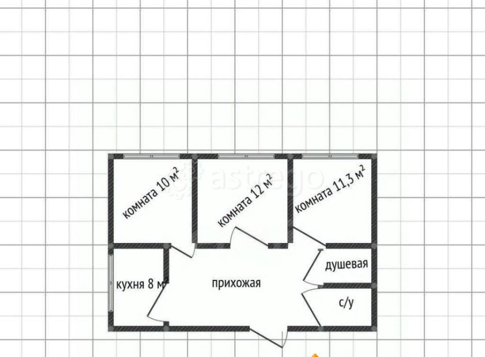 Комната, 13.5 м, 2/2 эт. Майкоп - изображение 4