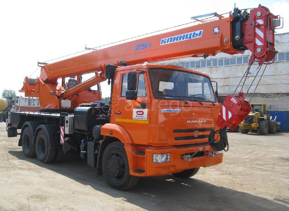 Автокран Клинцы 25 т на шасси Камаз 65115 Самара - изображение 1
