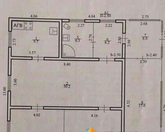 Дом, 110.9 м2, 16.7 сотки, 1 эт. Уфа