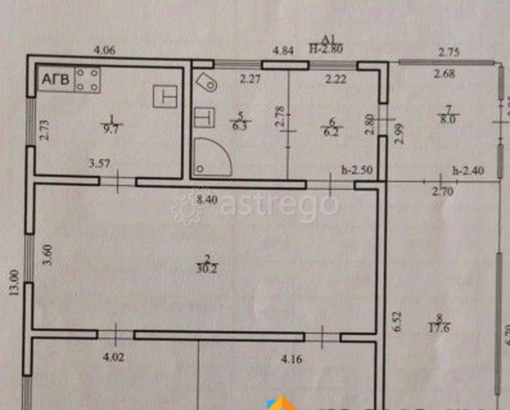 Дом, 110.9 м2, 16.7 сотки, 1 эт. Уфа - изображение 4