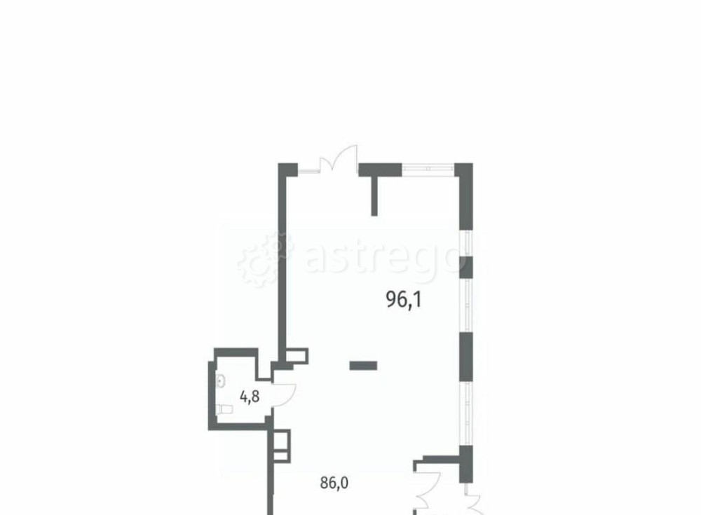 Свободного назначения, 96.08 м2 Санкт-Петербург - изображение 2