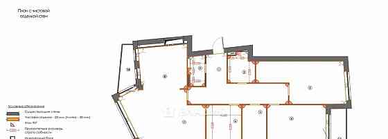 3-комн. квартира, 138 м2, 2/4 эт. Санкт-Петербург
