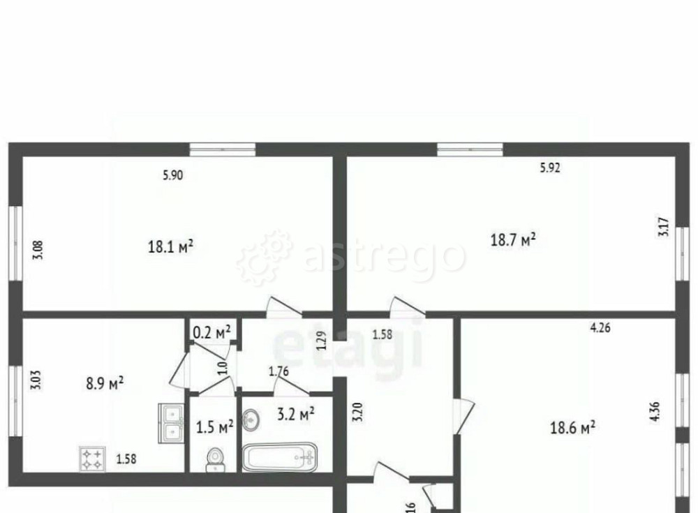 Комната, 18.7 м2, 5/6 эт. Санкт-Петербург - изображение 1