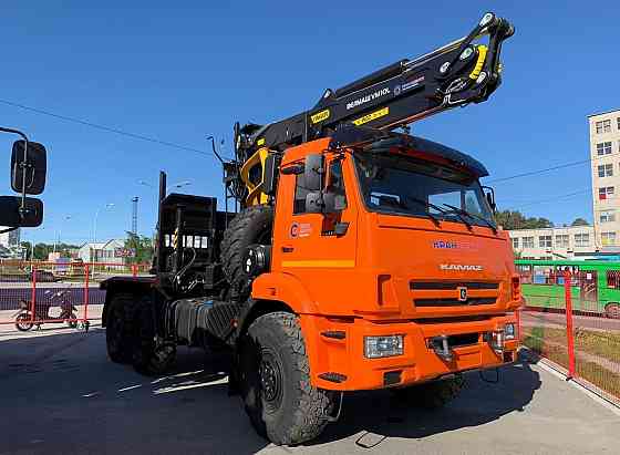 Лесовоз КМУ КАМАЗ 43118-23027-50 Евро-5 без спалки КМУ VM10L74 за кабиной Кран центр КАМАЗ Краснодар