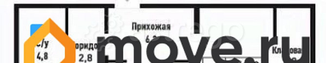3-комн. квартира, 67.8 м2, 16/16 эт. Барнаул - изображение 6