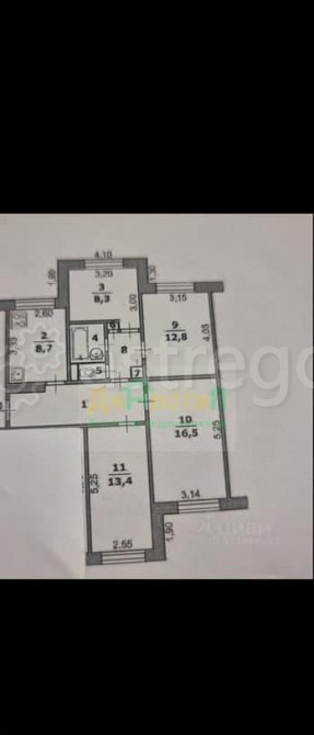 4-комн. квартира, 77 м2, 1/9 эт. Белгород - изображение 1