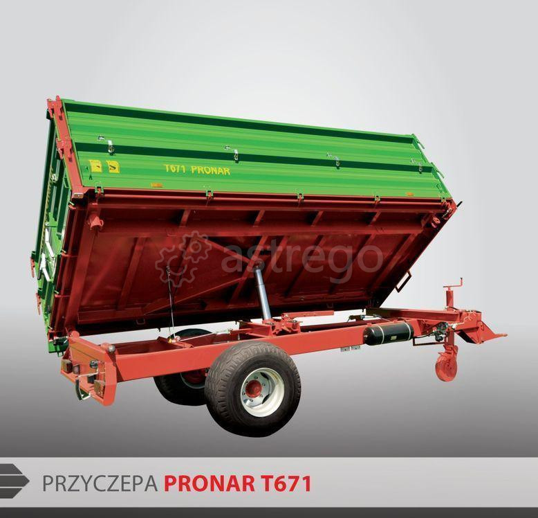 Прицеп сельскохозяйственный одноосный разгрузка на 3 стороны Т671 Санкт-Петербург - изображение 1