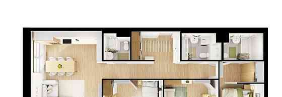 3-комн. квартира, 81 м2, 2/12 эт. Санкт-Петербург