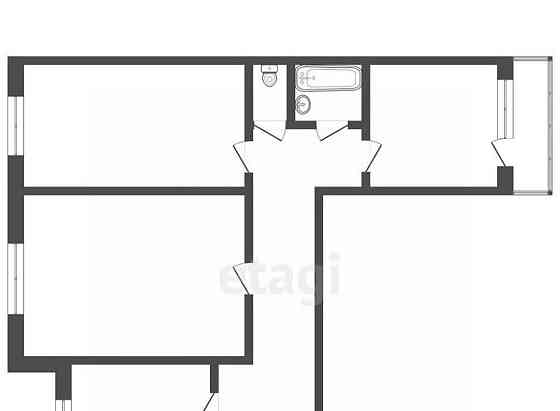 3-комн. квартира, 65 м2, 10/10 эт. Электросталь