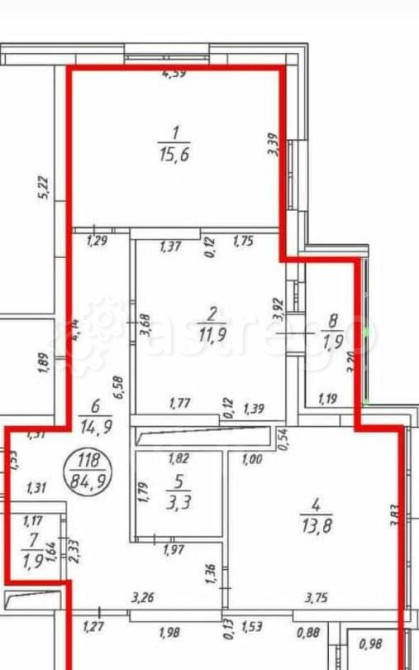 3-комн. квартира, 85 м2, 6/18 эт. Уфа - изображение 1