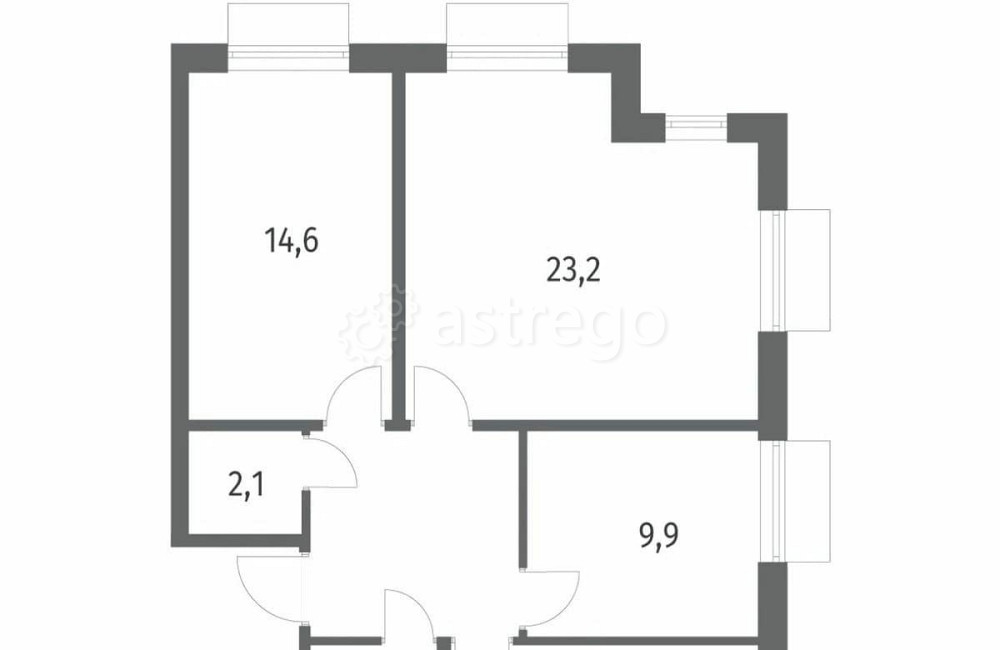 3-комн. квартира, 77 м2, 7/12 эт. Санкт-Петербург - изображение 1