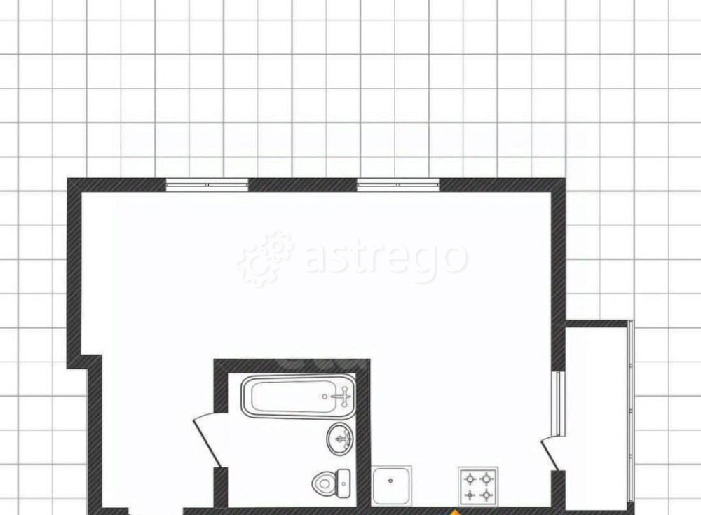 Студия, 40 м2, 14/21 эт. Белгород - изображение 5