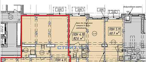 Торговое помещение, 131.1 м2 Видное