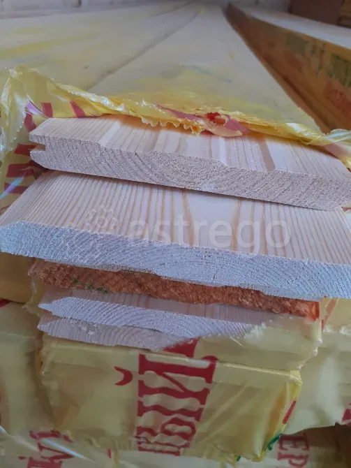 Имитация бруса 16мм сосна сорт АВ Краснодар - изображение 1