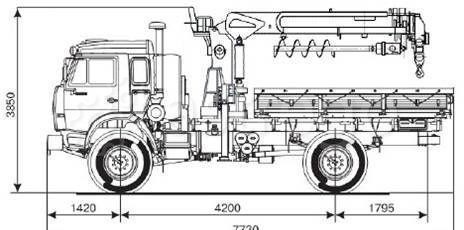 Бурильно- крановая установка БКУ TAURUS 086А на шасси Камаз 43502 (4х4) Самара - изображение 1