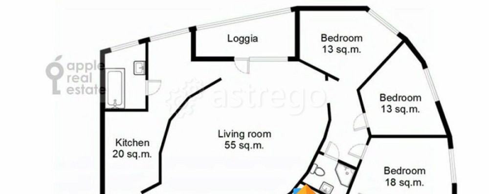 4-комн. квартира, 250 м2, 18/35 эт. Москва - изображение 5
