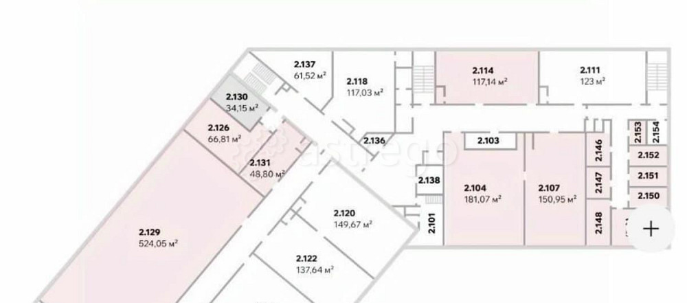Свободного назначения, 163 м2 Санкт-Петербург - изображение 2