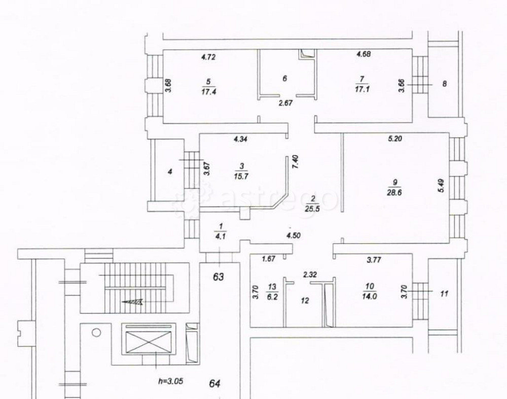 4-комн. квартира, 145.7 м2, 3/9 эт. Балашиха - изображение 9
