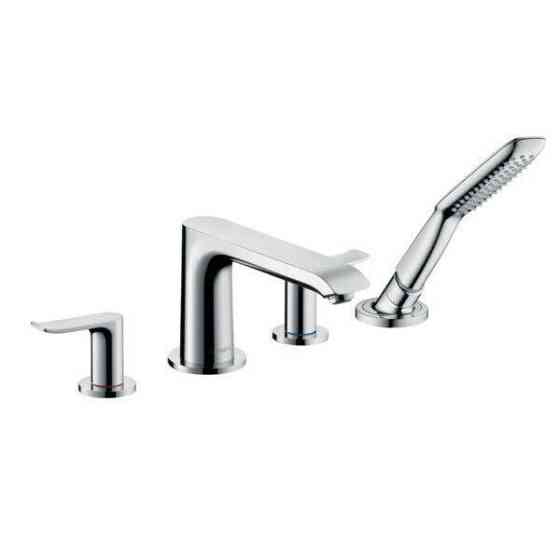 Смеситель для ванны и душа Hansgrohe, Metris, тип открывания воды - двухвентильный, тип установки -  Москва