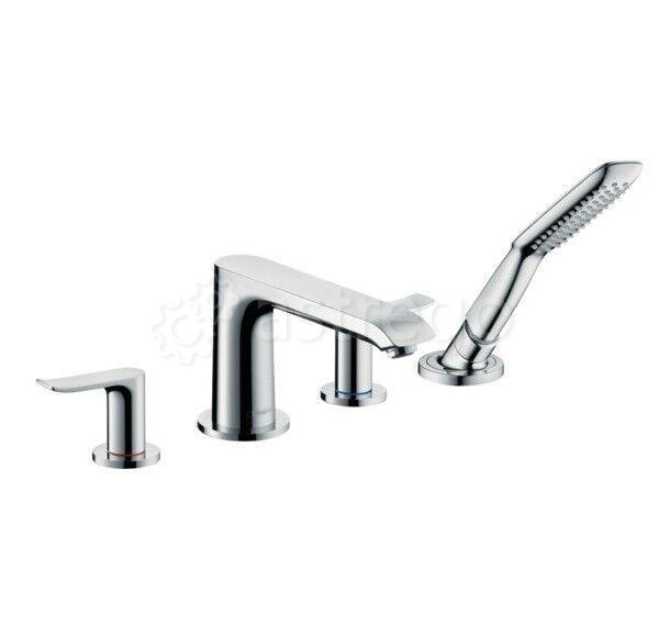 Смеситель для ванны и душа Hansgrohe, Metris, тип открывания воды - двухвентильный, тип установки -  Москва - изображение 1