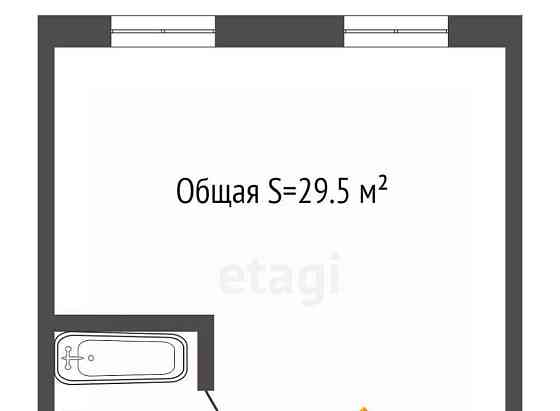 Студия, 29.5 м2, 1/9 эт. Бийск