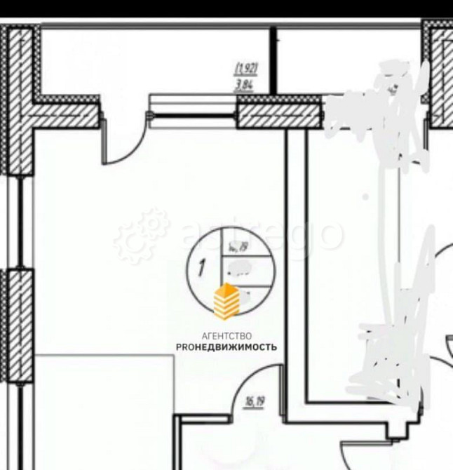 Студия, 27.7 м2, 2/3 эт. Кармаскалы - изображение 1