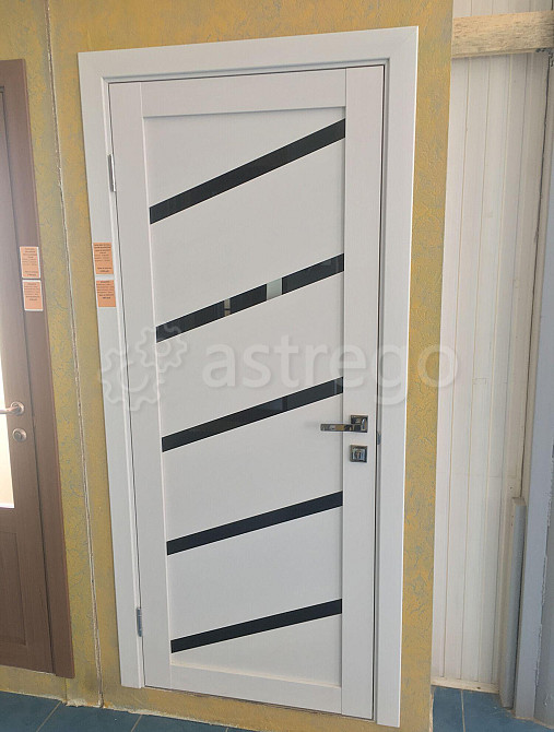 Межкомнатные двери 506У LAC Чёрн. 60x200 см Пятигорск - изображение 1