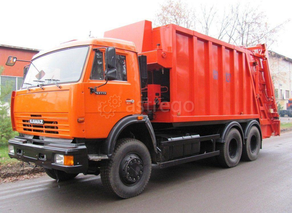 Мусоровоз КО-427-01 на шасси КАМАЗ-65115 с задней разгрузкой Санкт-Петербург - изображение 1