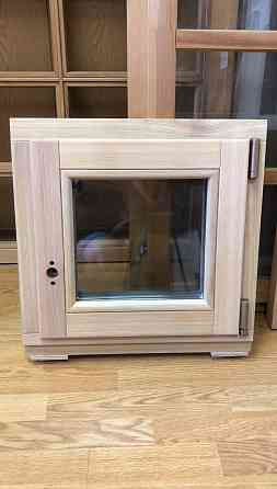 Деревянные окна для бани 600х600 мм Москва