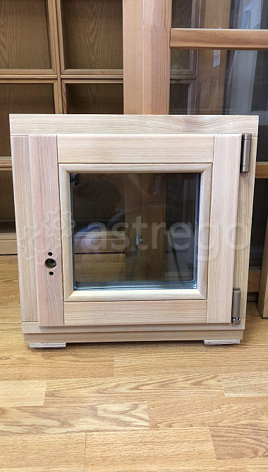 Деревянные окна для бани 600х600 мм Москва - изображение 1