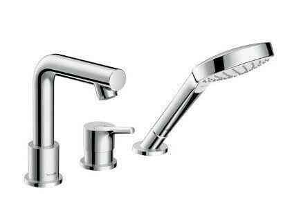 Смеситель для ванны и душа Hansgrohe, Talis S, тип открывания воды - однорычажный 72417000 Москва