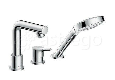 Смеситель для ванны и душа Hansgrohe, Talis S, тип открывания воды - однорычажный 72417000 Москва - изображение 1