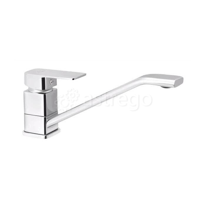 Смеситель для кухонной мойки Н-серия однорычажный длинный излив лит Коттедж Славен СЛ-ОД-Н21 026-333 Москва - изображение 1