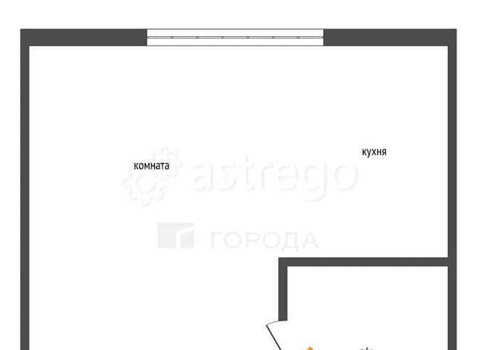 Студия, 27.2 м2, 3/6 эт. Барнаул - изображение 2