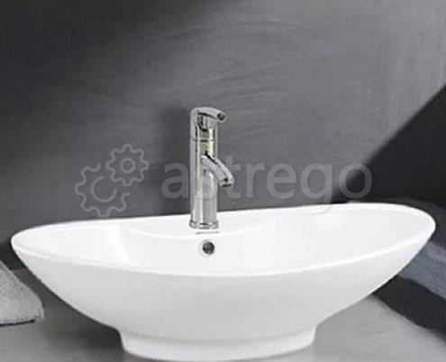 Раковина на столешницу Cerama LUX 7025 (65х42х18) Красноярск - изображение 1