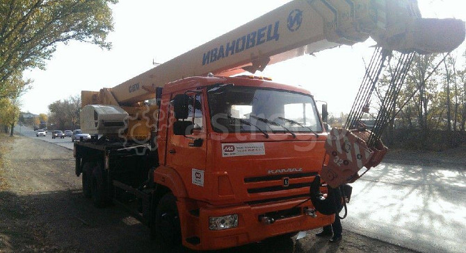 Автокран Ивановец КС-5576К 32 т на шасси КАМАЗ 65115 (6x4) Самара - изображение 1