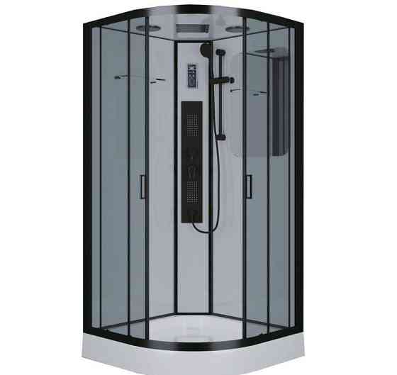 Душевая кабина 100х100 низкий поддон Niagara NG 6902 G Black Красноярск