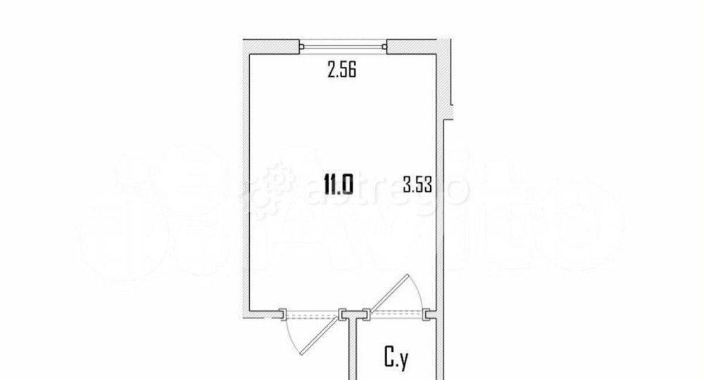 Студия, 11 м2, 1/12 эт. Москва - изображение 7